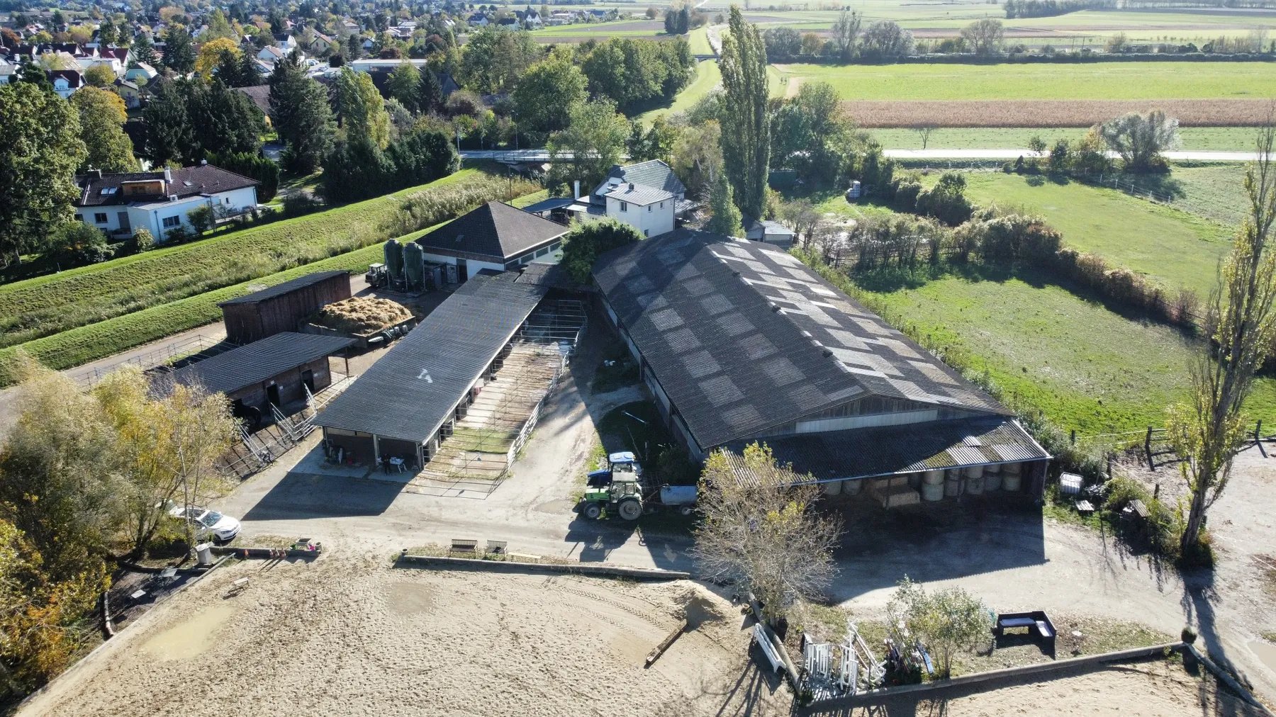 Luftaufnahme der Anlage