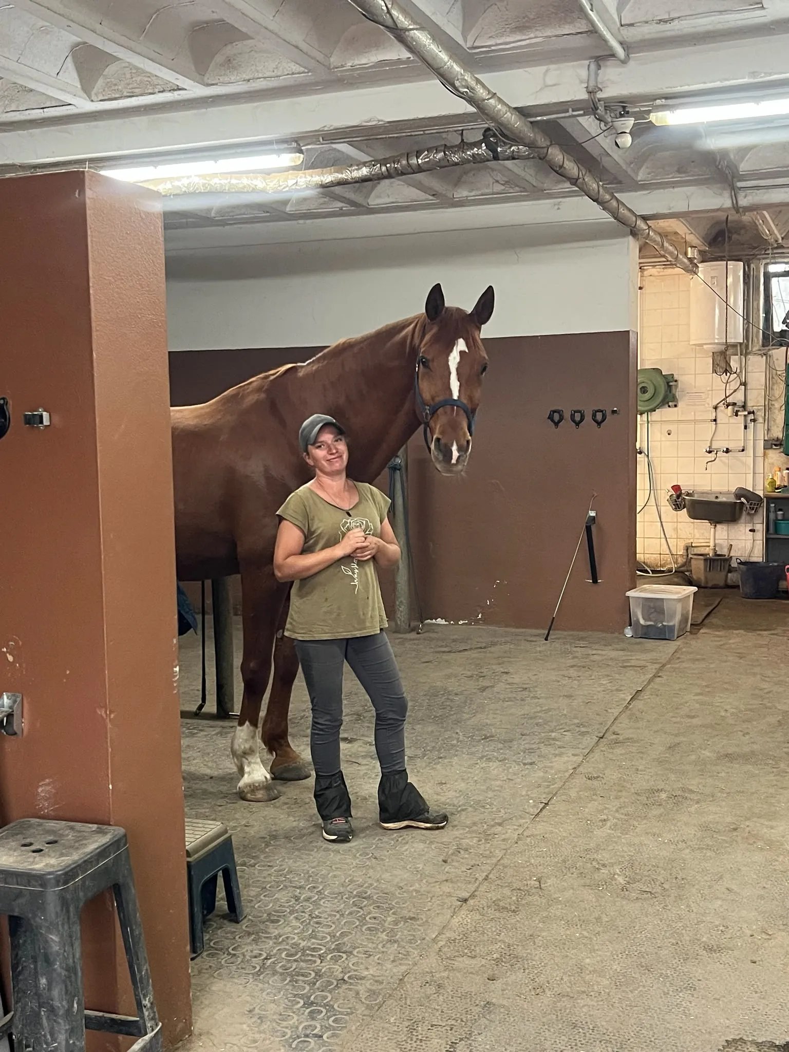 Natalie mit Pferd