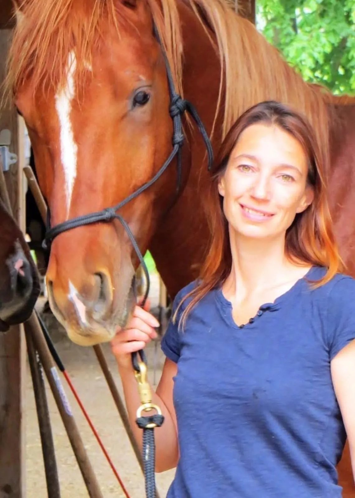Petra mit Pferd
